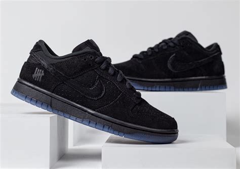 undefeated nike dunk low black